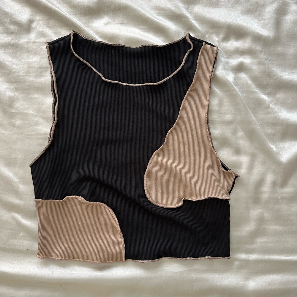 double tone muscle tank